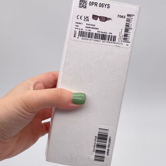 BRAND NEW PRADA PR06YS 2AU8C1 Tortoise/ Dark Brown Unisex Sunglasses - Picture 10 of 10